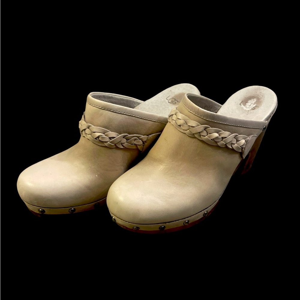UGG Tan Braided Women's Mules